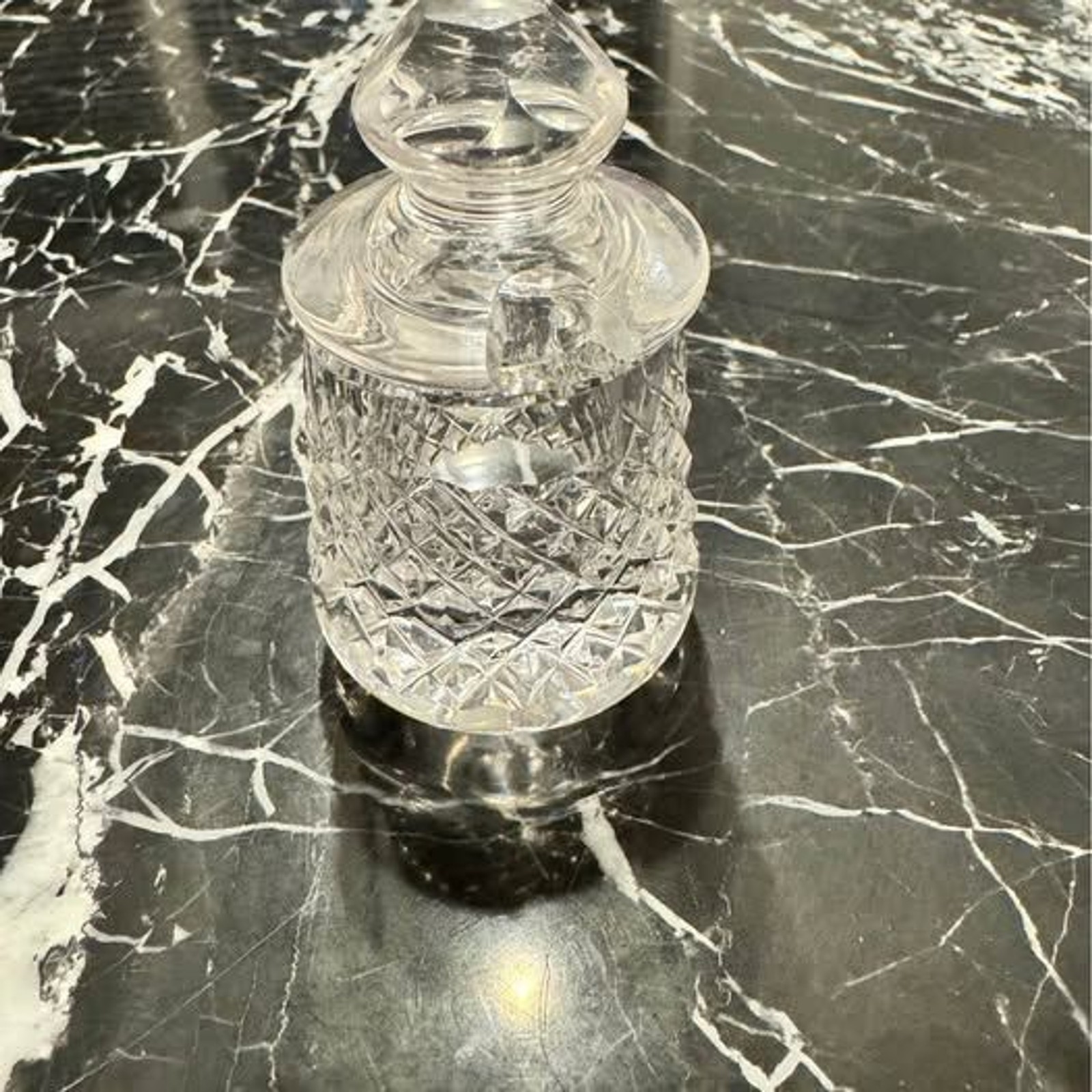 Vintage Waterford Crystal Alana condiment jar Vintage Waterford Crystal Alana condiment jar