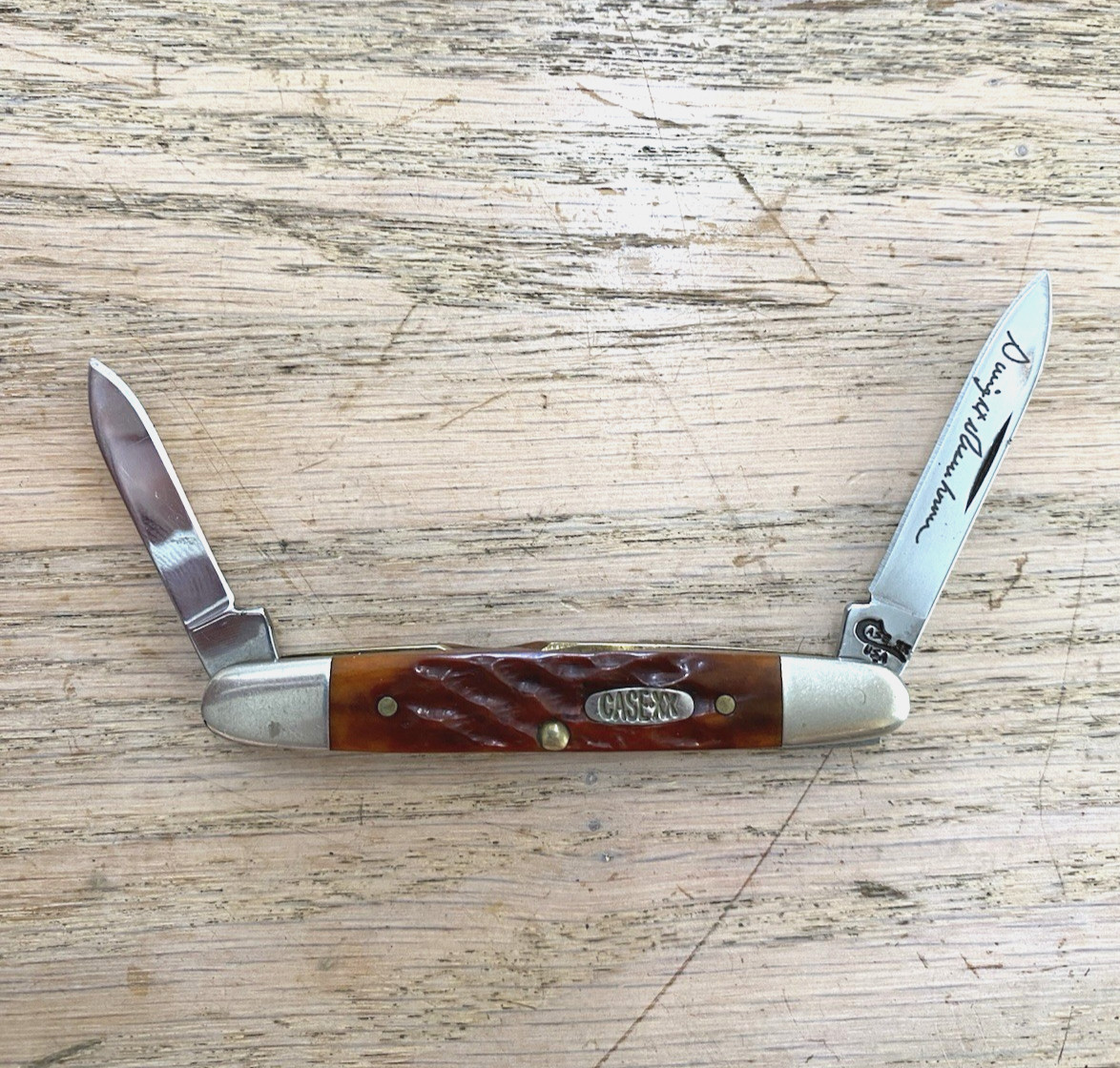 Vtg CASE XX USA 1 DOT 1979 MODEL 06263 SS EISENHOWER 2 BLADE PEN KNIFE Vtg CASE XX USA 1 DOT 1979 MODEL 06263 SS EISENHOWER 2 BLADE PEN KNIFE