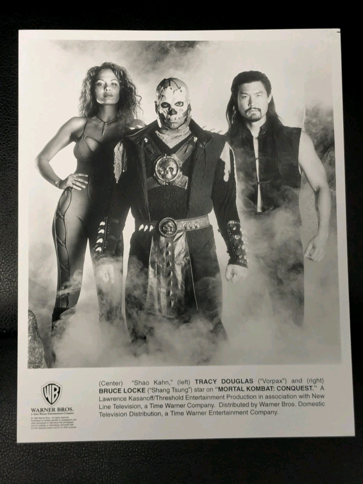 Vorpax, Shao Kahn, & Shang Tsung Of "Mortal Kombat: Conquest 1998 Promo Photo Vorpax, Shao Kahn, & Shang Tsung Of "Mortal Kombat: Conquest 1998 Promo Photo