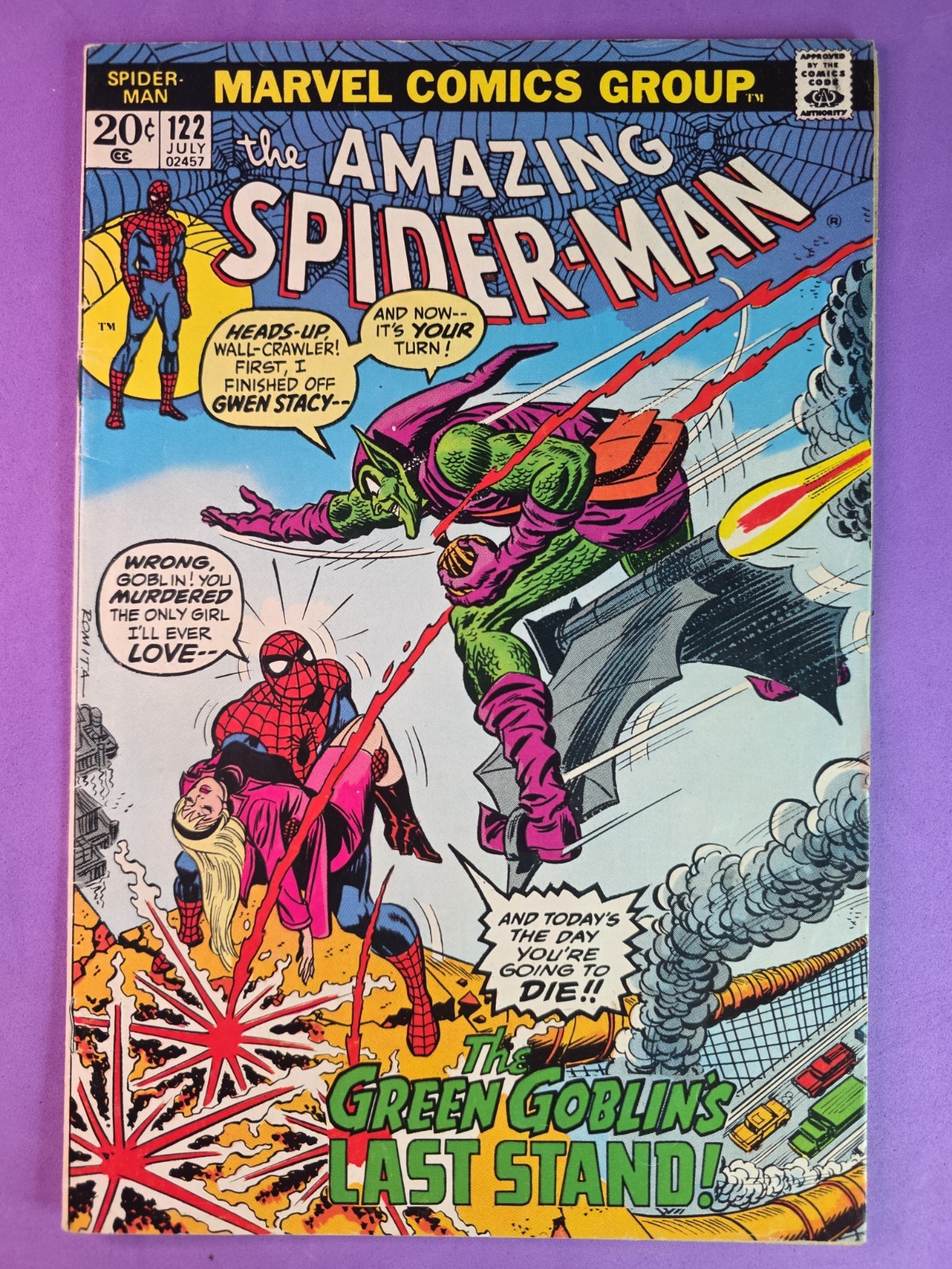 The Amazing Spider-Man #122 (Marvel Comics July 1973) The Amazing Spider-Man #122 (Marvel Comics July 1973)