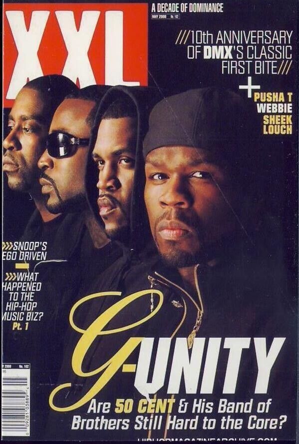 Retro POSTCARD Rap Rapper Hip-Hop Magazine Cover: G-Unity, 50 Cent, XXL