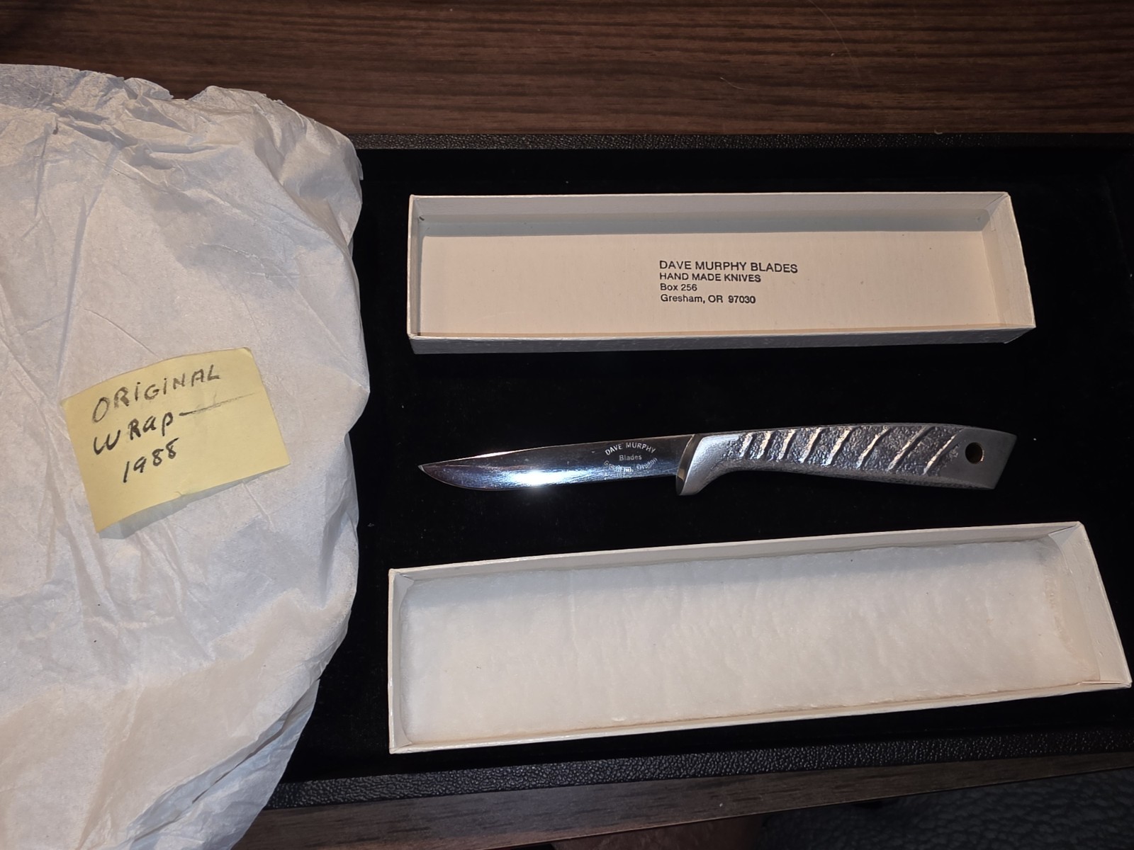 1988 SUPER RARE DAVE MURPHY SWAT KNIFE 1ST GENERATION 1988 SUPER RARE DAVE MURPHY SWAT KNIFE 1ST GENERATION