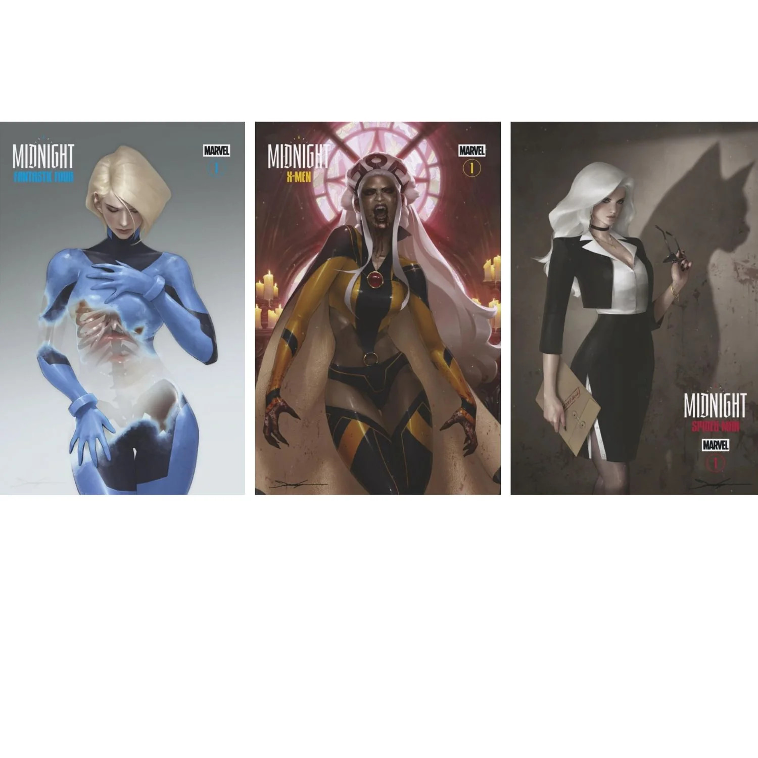 Midnight X-Men/Spider-Man/Fantastic Four: #1 [Midnight Gallery CVR E Set - 1:25]
