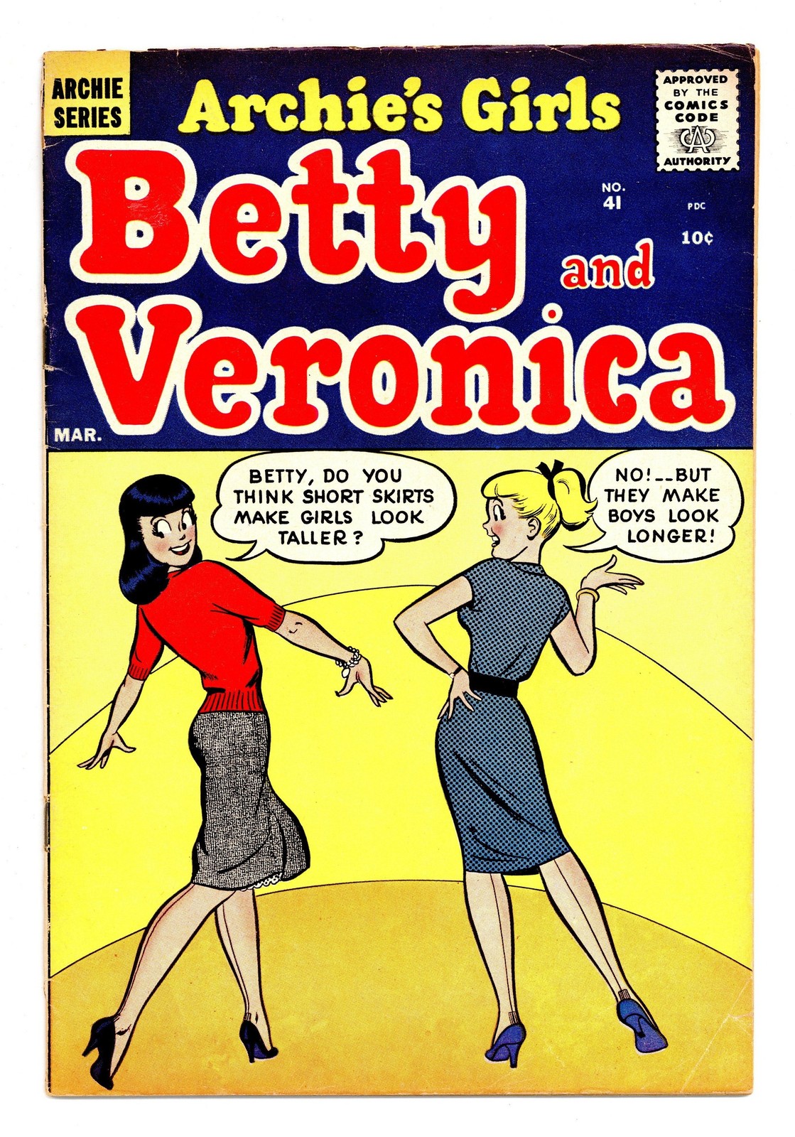 Archie's Girls Betty and Veronica #41 GD/VG 3.0 1959 Archie's Girls Betty and Veronica #41 GD/VG 3.0 1959