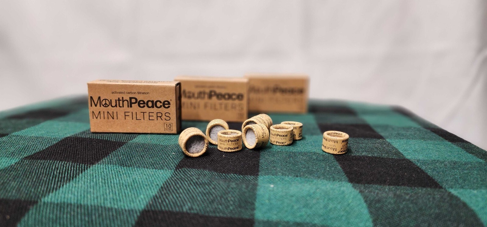 MouthPeace MINI Carbon Filter Replacements - 3 Packs of 10pc Mini Filter Boxes
