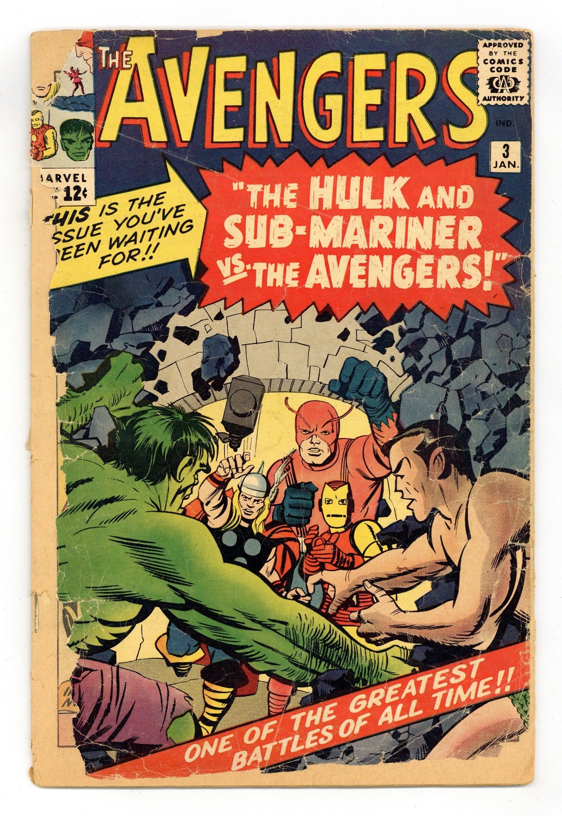 Avengers #3 PR 0.5 1964 Avengers #3 PR 0.5 1964