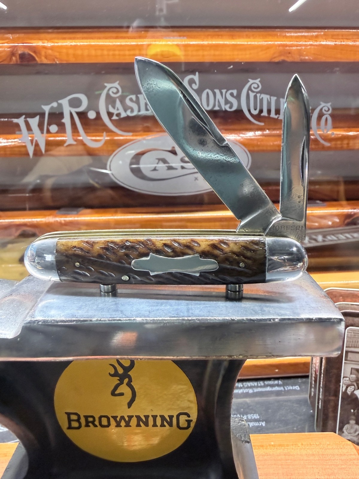Robeson Shuredge 828 Two Bladed Green Bone Excellent Function