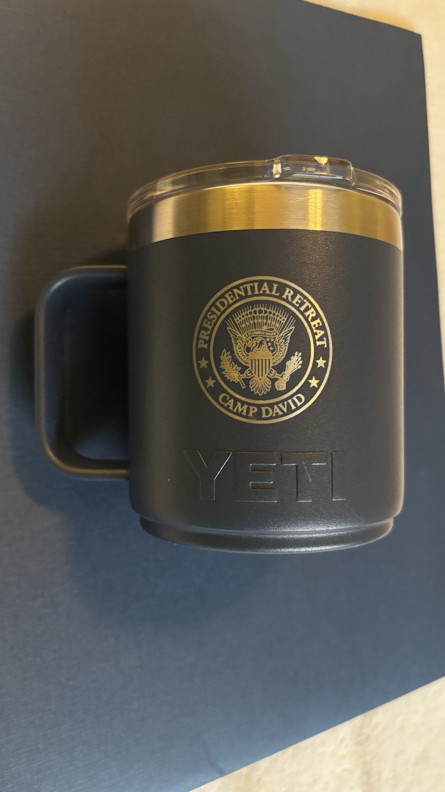 Presidential Retreat at Camp David NEW yeti 10 oz mug. Purchased At Camp David Presidential Retreat at Camp David NEW yeti 10 oz mug. Purchased At Camp David