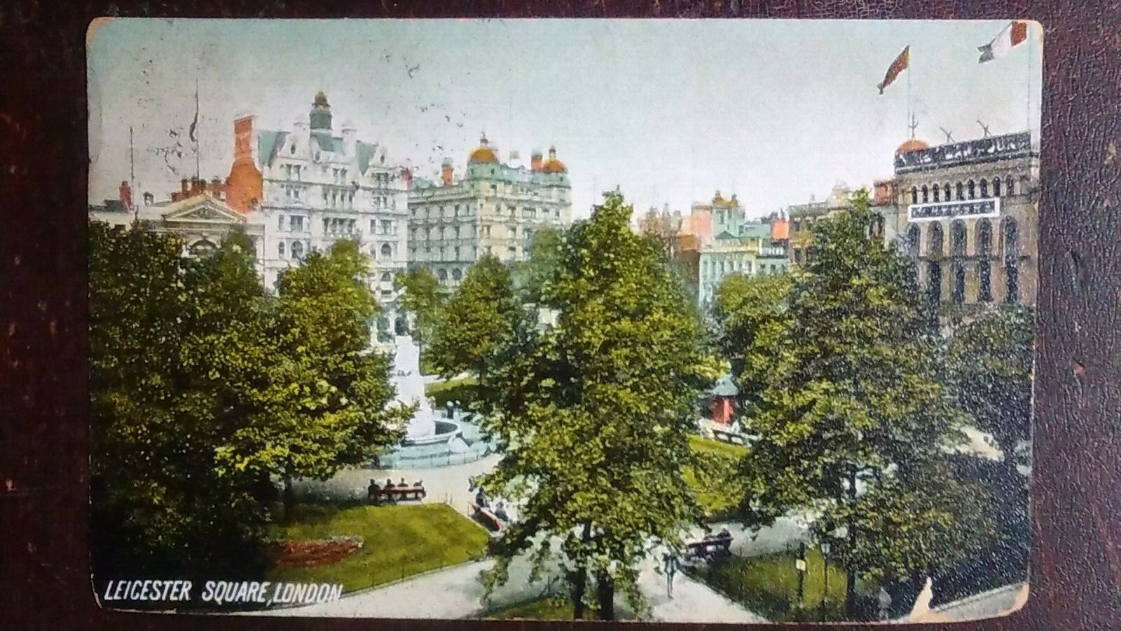 Leicester Square, London, ENG - 1908, Rough Edges Leicester Square, London, ENG - 1908, Rough Edges