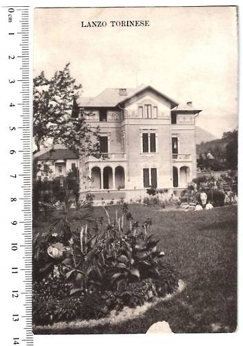 postcard Piedmont - Lanzo Torinese Villa - Turin 4846 postcard Piedmont - Lanzo Torinese Villa - Turin 4846