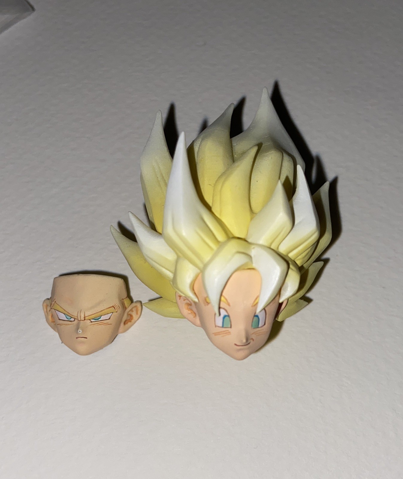 Custom Up 3.0 shf 1/12 legendary son goku head ssj saiyan sh figuarts 
