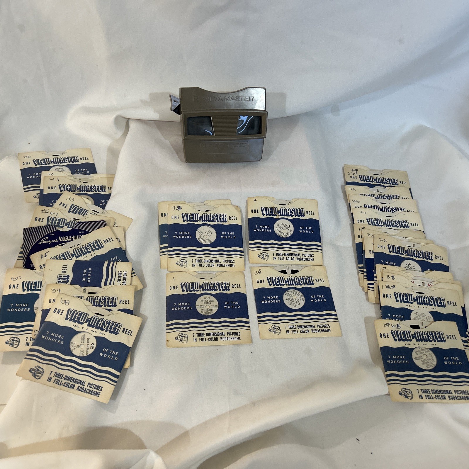 Vintage View-Master Model G Stereoscopic Viewer 1959 With 32 Reels