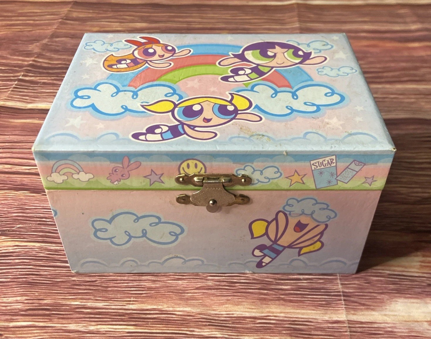 Vintage 2001 The Powerpuff Girls Jewelry Box Music Box Working And Tested Vintage 2001 The Powerpuff Girls Jewelry Box Music Box Working And Tested
