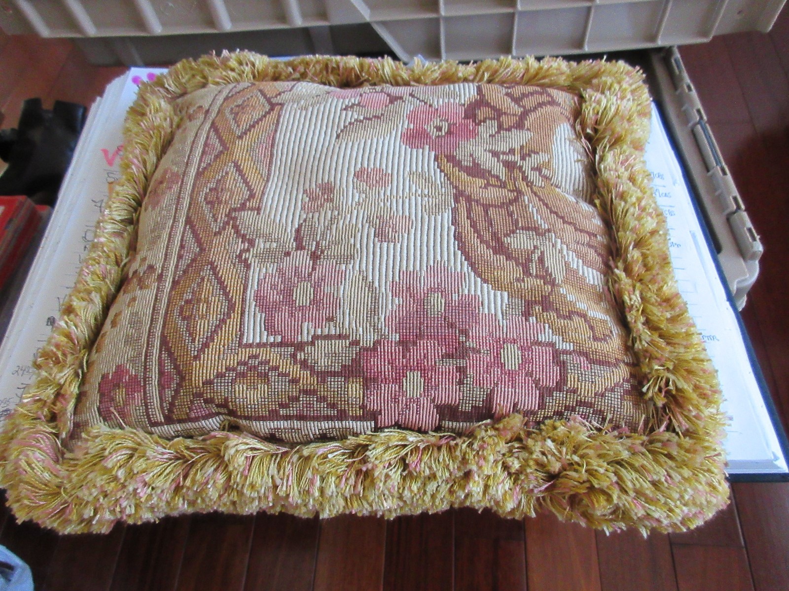 Victorian Charming , 12" X 12" , ANTIQUE Designer , Custom Floral Pillow Victorian Charming , 12" X 12" , ANTIQUE Designer , Custom Floral Pillow