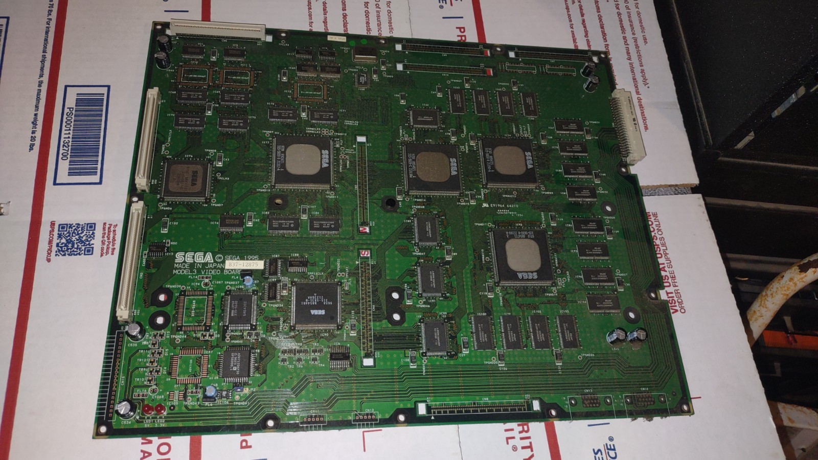 sega model 3 arcade video pcb #11186 sega model 3 arcade video pcb #11186