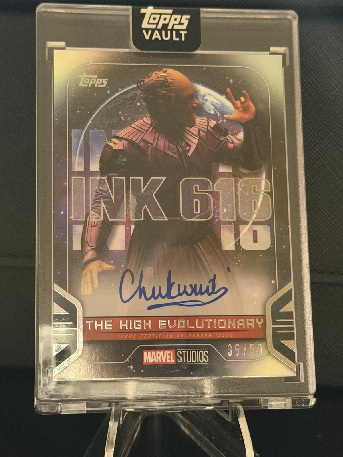 2026 Topps Marvel Vault - INK 616 Chukwudi Iwuji High Evolutionary Auto /50