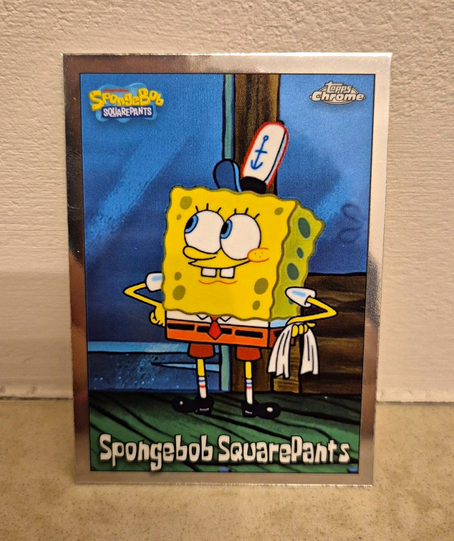 2025 Topps Chrome SpongeBob SquarePants Base #25 SpongeBob SquarePants 2025 Topps Chrome SpongeBob SquarePants Base #25 SpongeBob SquarePants