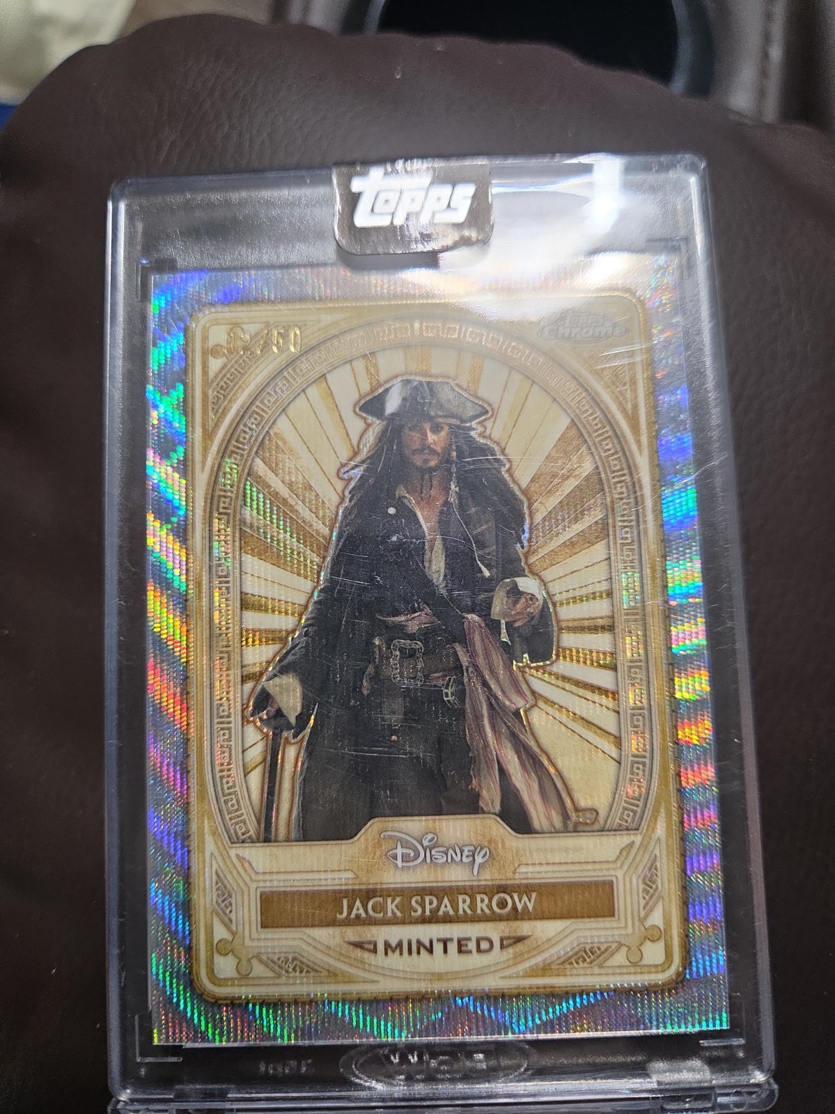 2025 Topps Minted Jack Sparrow /50 2025 Topps Minted Jack Sparrow /50