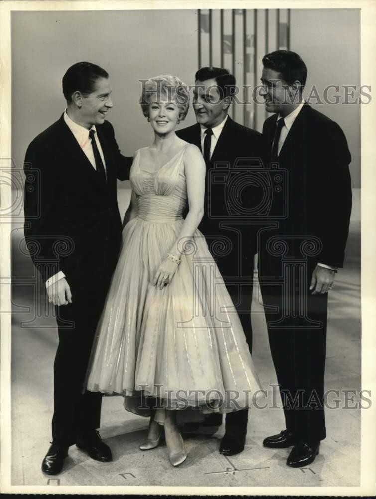 1959 Press Photo Lana Turner and co stars in "Milton Berle Special" - lrx72429 1959 Press Photo Lana Turner and co stars in "Milton Berle Special" - lrx72429