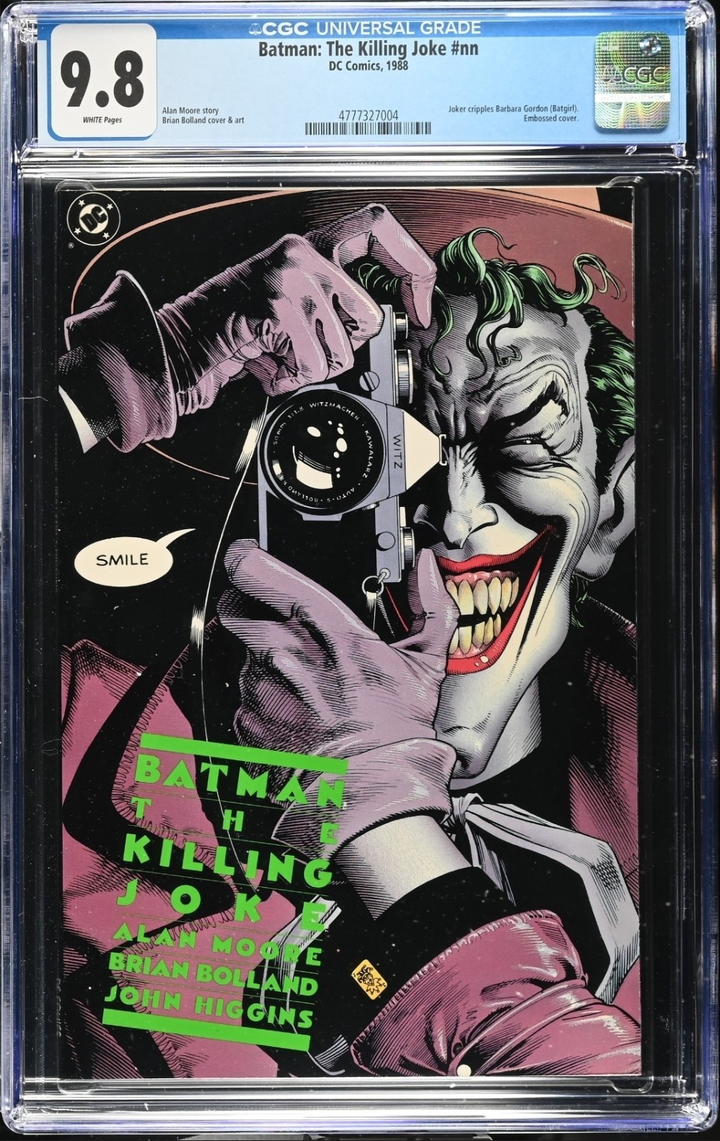 🃏 Batman: The Killing Joke | CGC 9.8 White Pages | First Print | Joker's Origin 🃏 Batman: The Killing Joke | CGC 9.8 White Pages | First Print | Joker's Origin