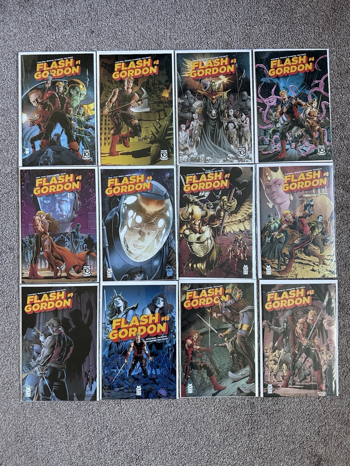 FLASH GORDON #1-12 (2024) Complete 12-Issue Run | Jeremy Adams | Mad Cave Comics