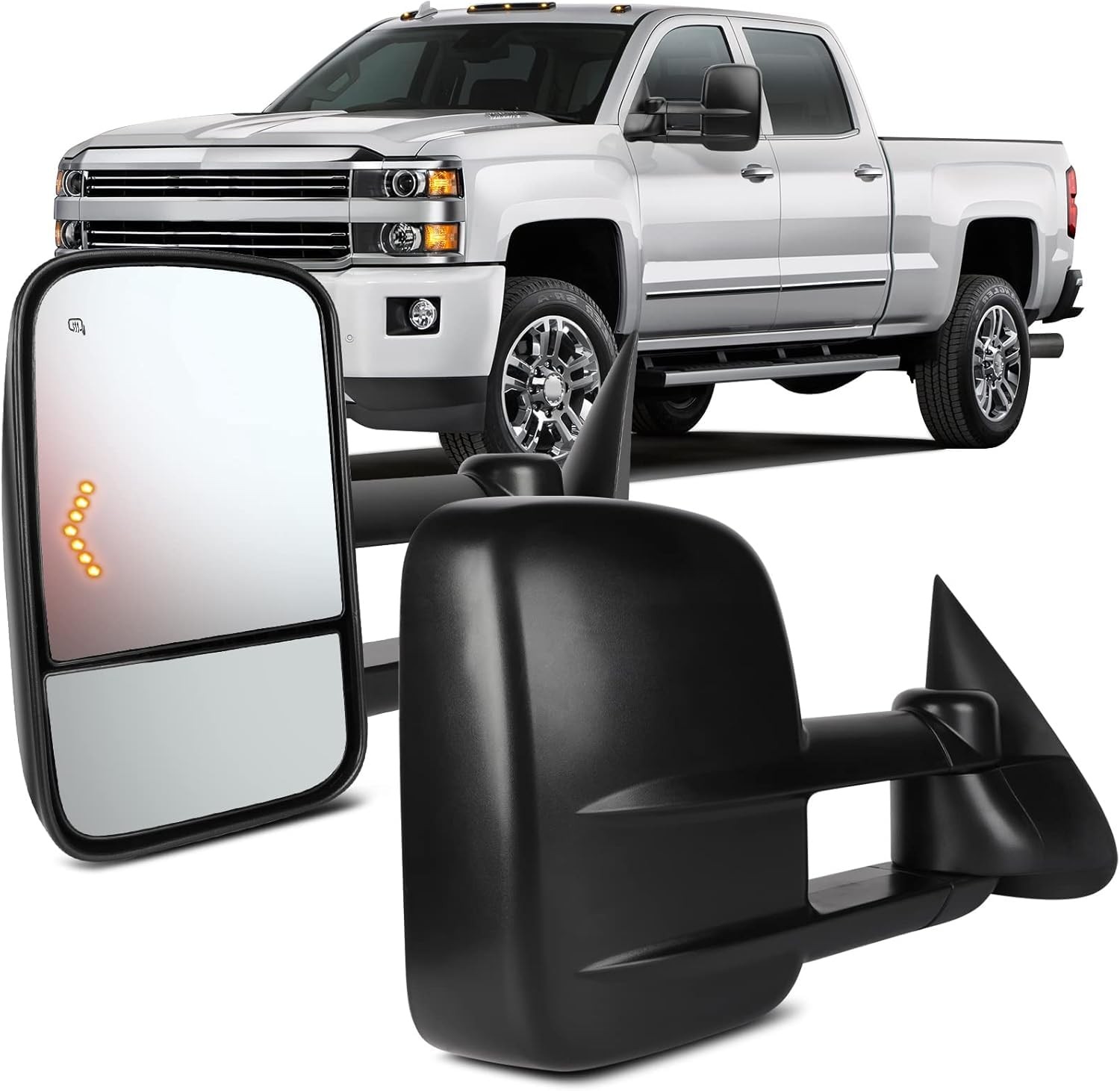 OCPTY Pickup Towing Mirrors Pair Replacement For Chevy For GMC 2003-2006 050464 OCPTY Pickup Towing Mirrors Pair Replacement For Chevy For GMC 2003-2006 050464