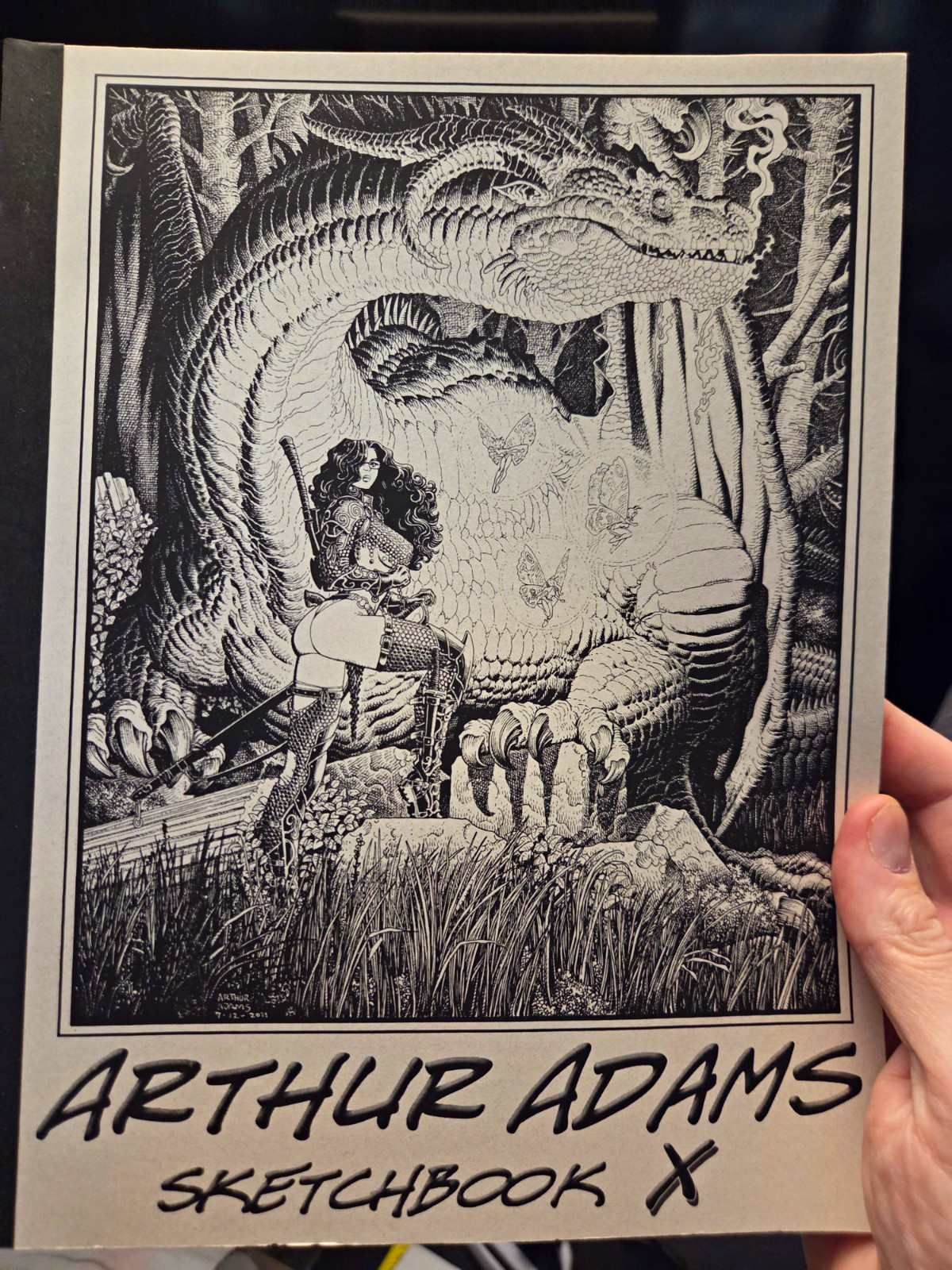 Arthur Adams Sketchbook X Signed Paperback Comic Artbook 2011 Arthur Adams Sketchbook X Signed Paperback Comic Artbook 2011
