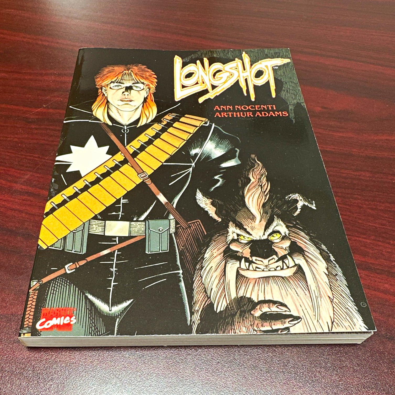 Marvel Comics Longshot Softcover Graphic Novel Ann Nocenti Signed Arthur Adams