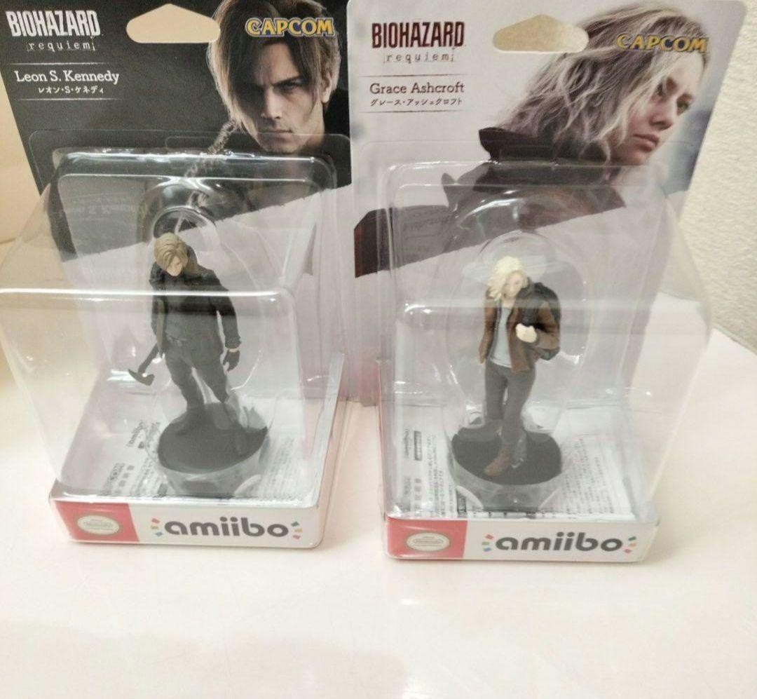 amiibo Biohazard Resident Evil Requiem Leon & Grace Set of 2 Game CAPCOM NEW amiibo Biohazard Resident Evil Requiem Leon & Grace Set of 2 Game CAPCOM NEW