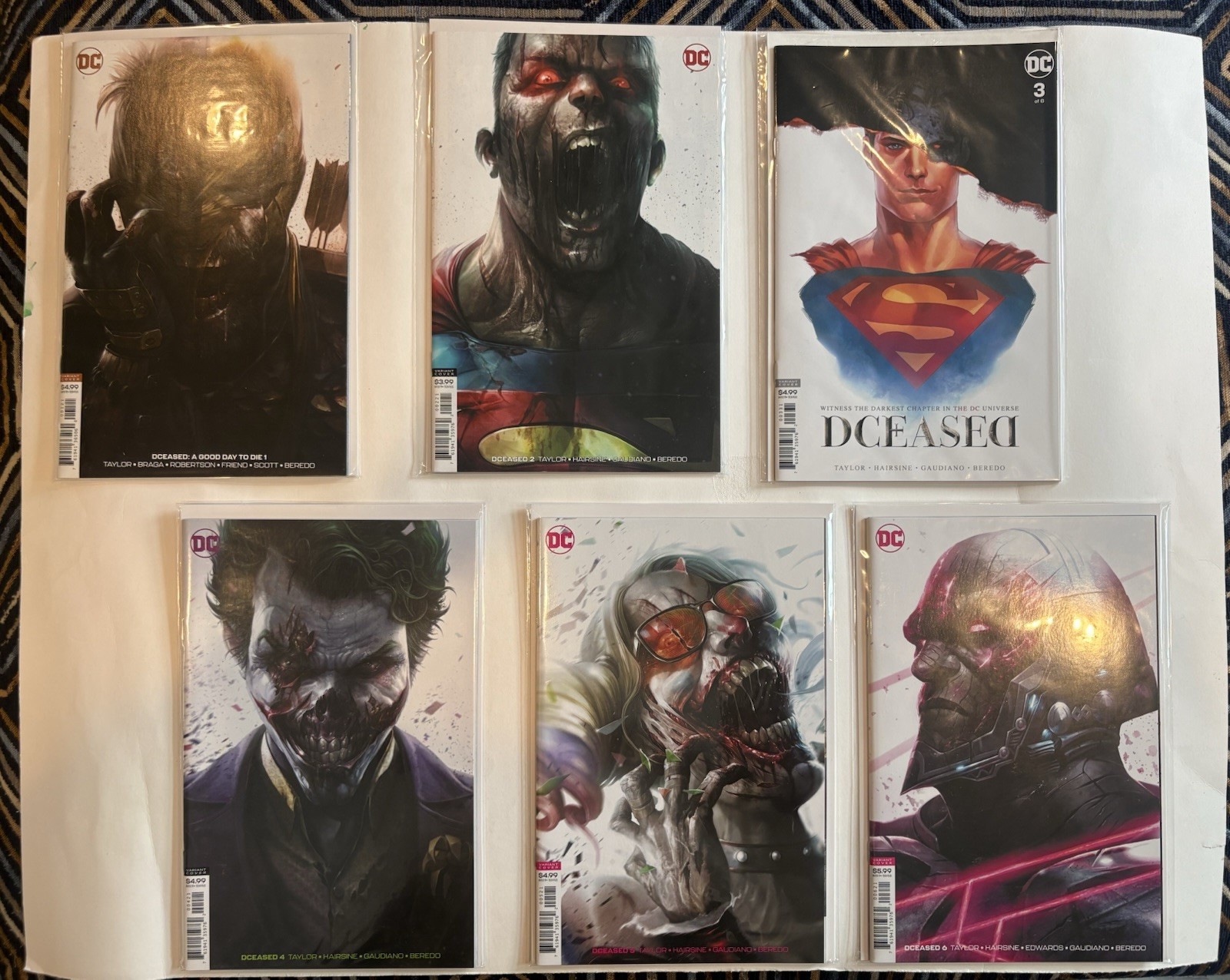 DCeased #1-6 Variant Cover Comic Lot Superman Joker (DC Comics) DCeased #1-6 Variant Cover Comic Lot Superman Joker (DC Comics)