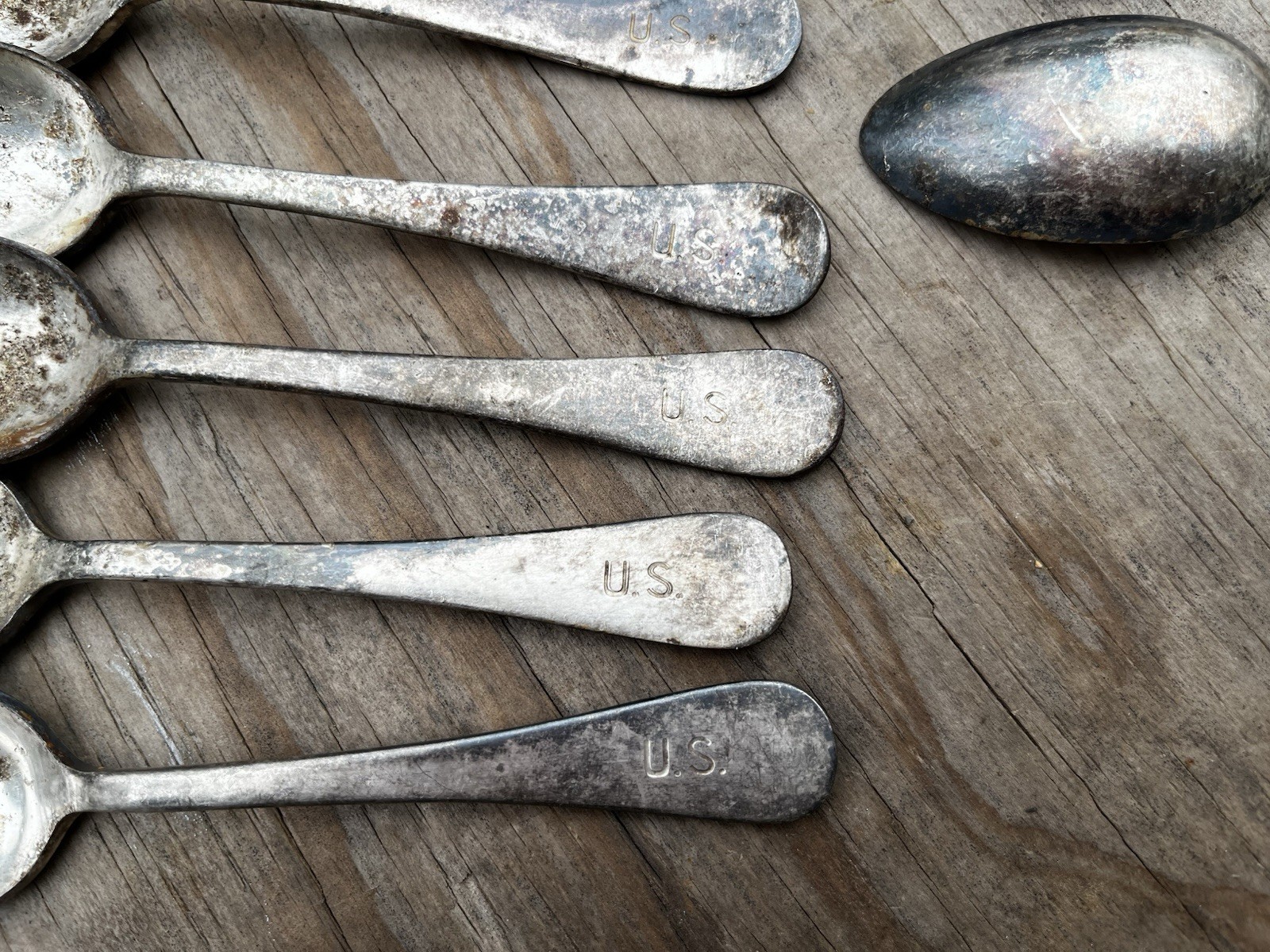 Spanish American War WWI Silver Spoons Niagara Falls Silver Co. Oneida U.S. Army Spanish American War WWI Silver Spoons Niagara Falls Silver Co. Oneida U.S. Army