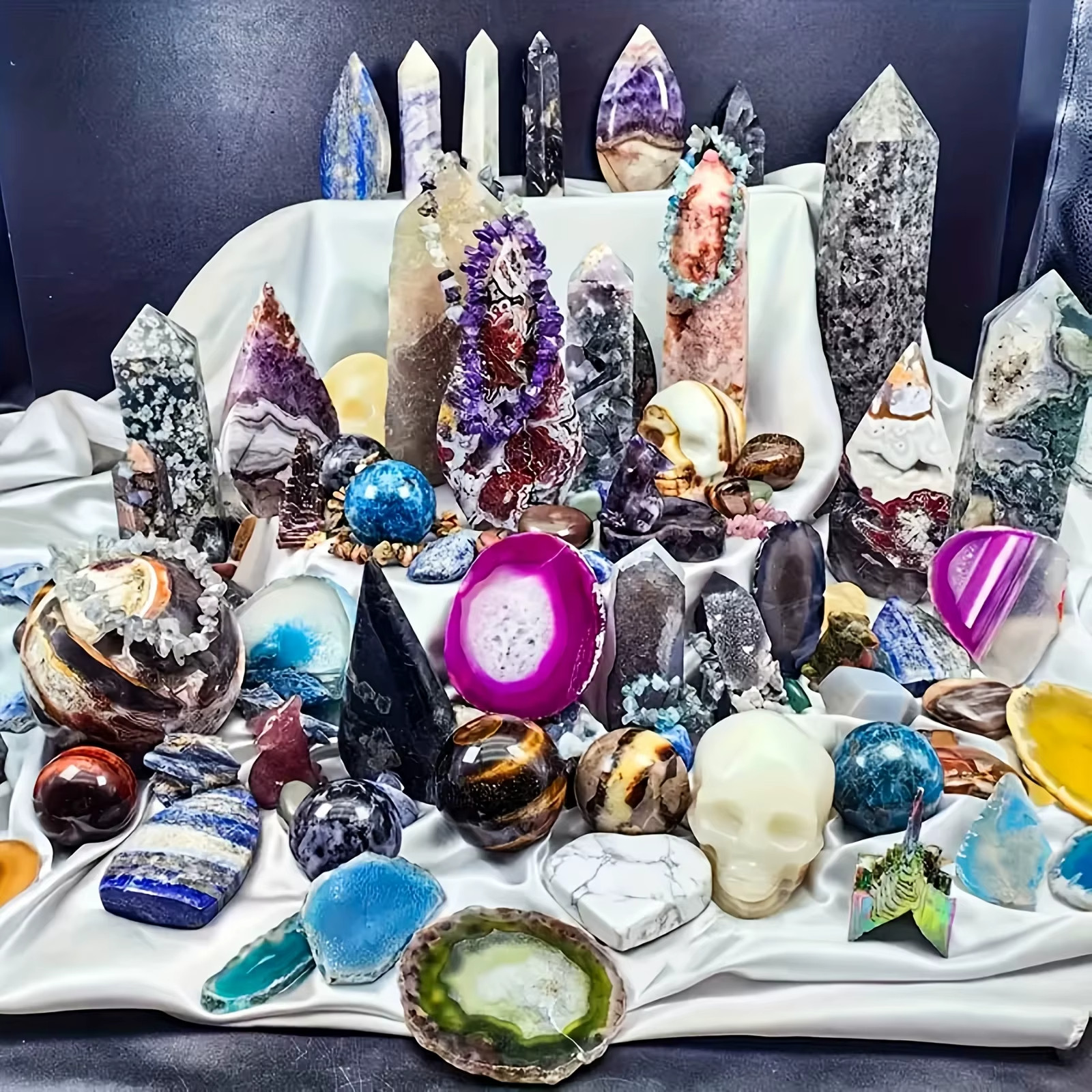 Open Your Own Unique Crystals 1lb-3lb Mystery Gift Box Mixed Raw Stone Blind Box