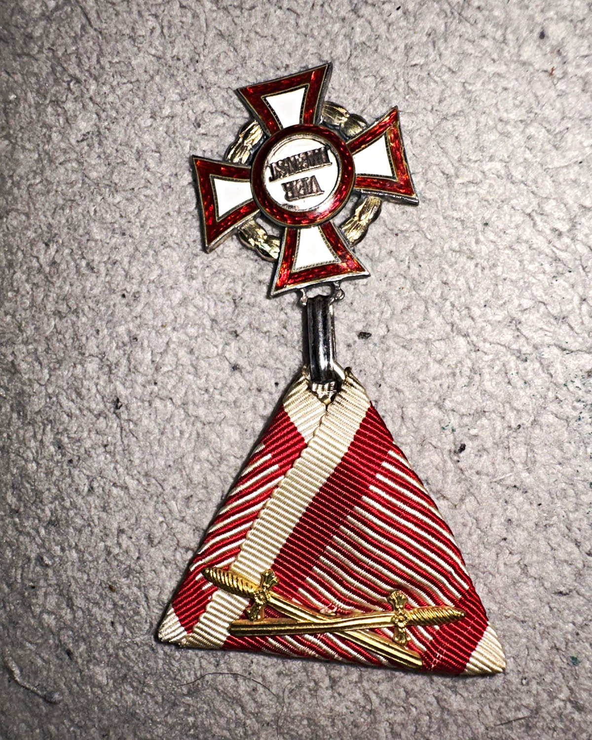 WWI Austro-Hungarian Military Merit Cross 3rd Class Swords Hallmarked WWI Austro-Hungarian Military Merit Cross 3rd Class Swords Hallmarked