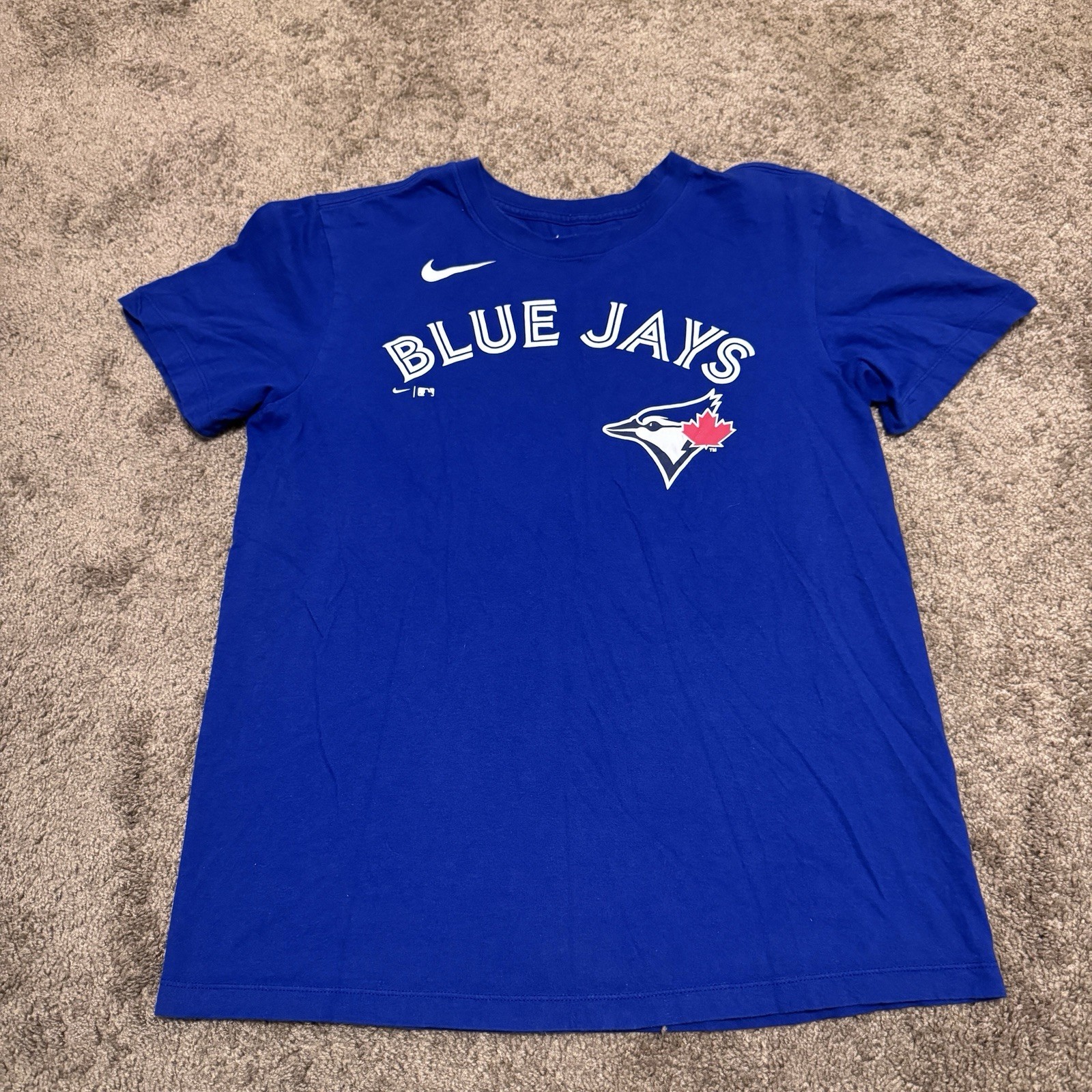 Toronto Blue Jays Vladimir Guerrero Jr. Nike Shirt Mens Medium Blue MLB Logo