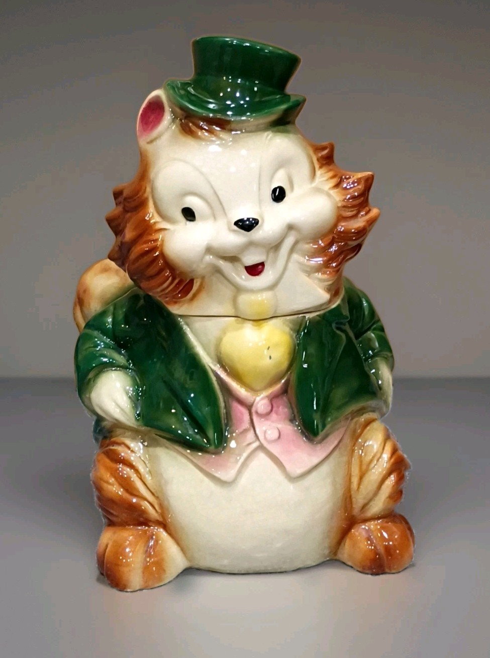 VTG MCM Squirrel Cookie Jar 1950's Goblincore Grandmacore Brush McCoy Cute VTG MCM Squirrel Cookie Jar 1950's Goblincore Grandmacore Brush McCoy Cute