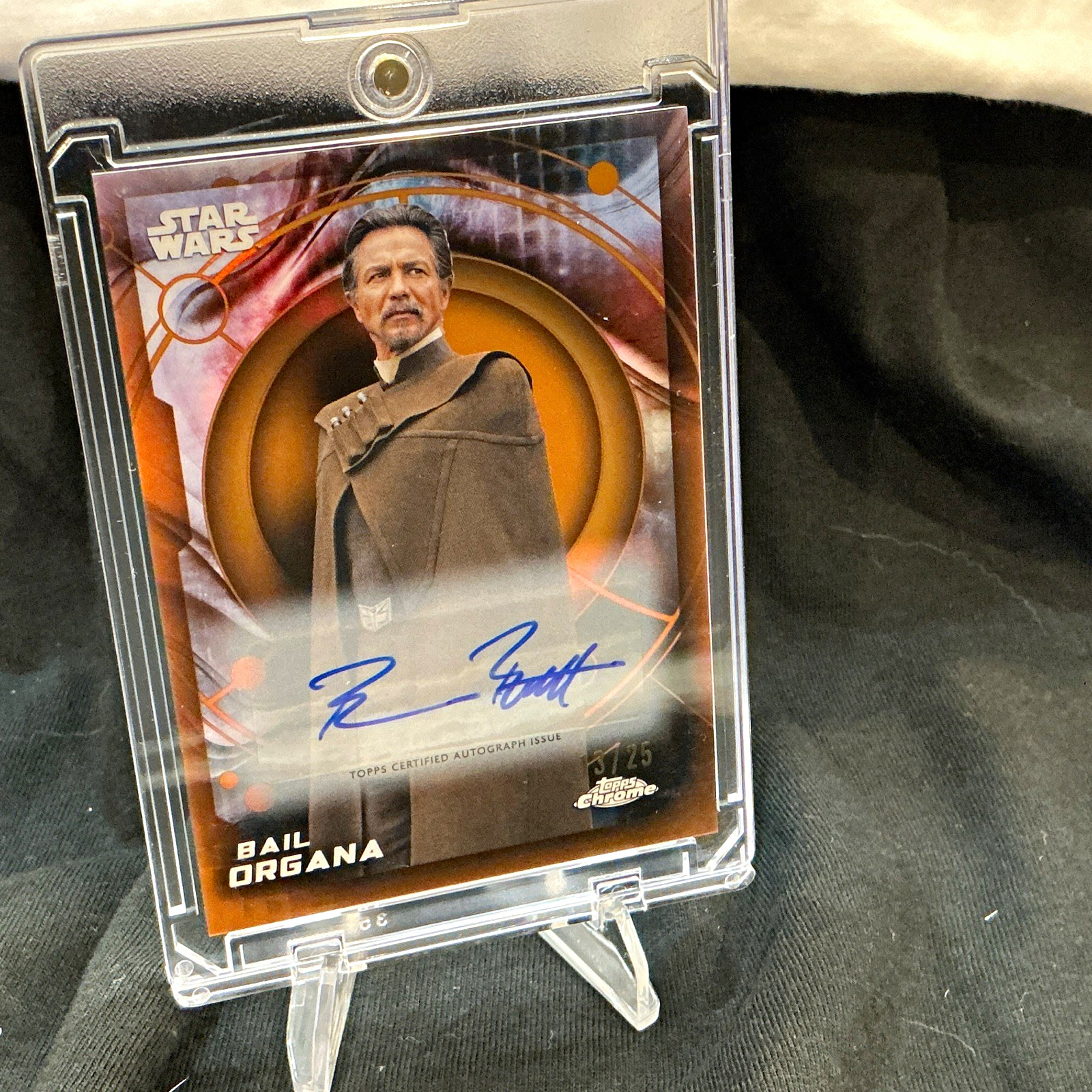 2026 Topps Chrome Star Wars Bail Organa #130 Autograph Benjamin Bratt 13/25 2026 Topps Chrome Star Wars Bail Organa #130 Autograph Benjamin Bratt 13/25