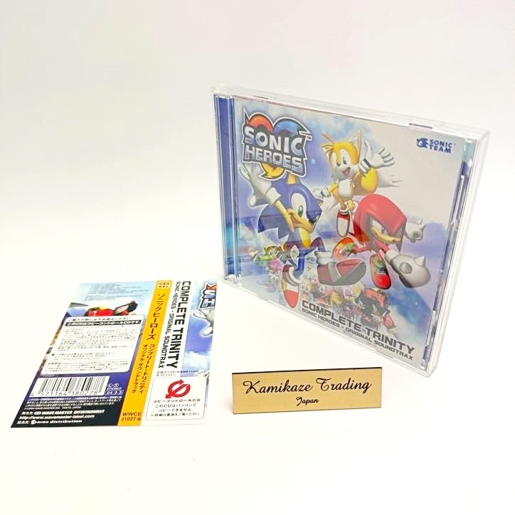 Complete Trinity: Sonic Heroes Original Music SOUNDTRACK CD 2004 Yuji Naka Complete Trinity: Sonic Heroes Original Music SOUNDTRACK CD 2004 Yuji Naka
