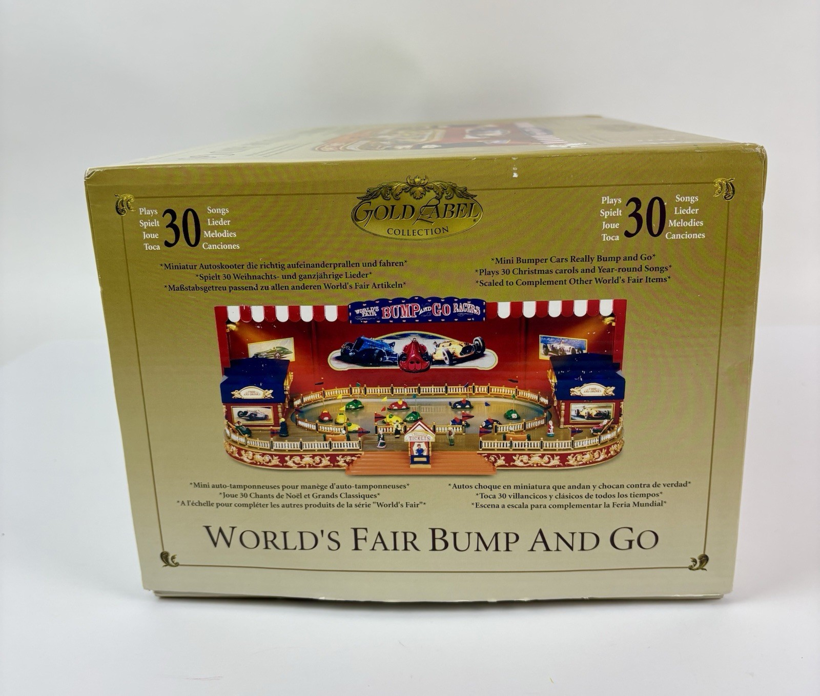New Mr. Christmas 2005 Gold Label Musical World's Fair “Bump and Go” Bumper Cars