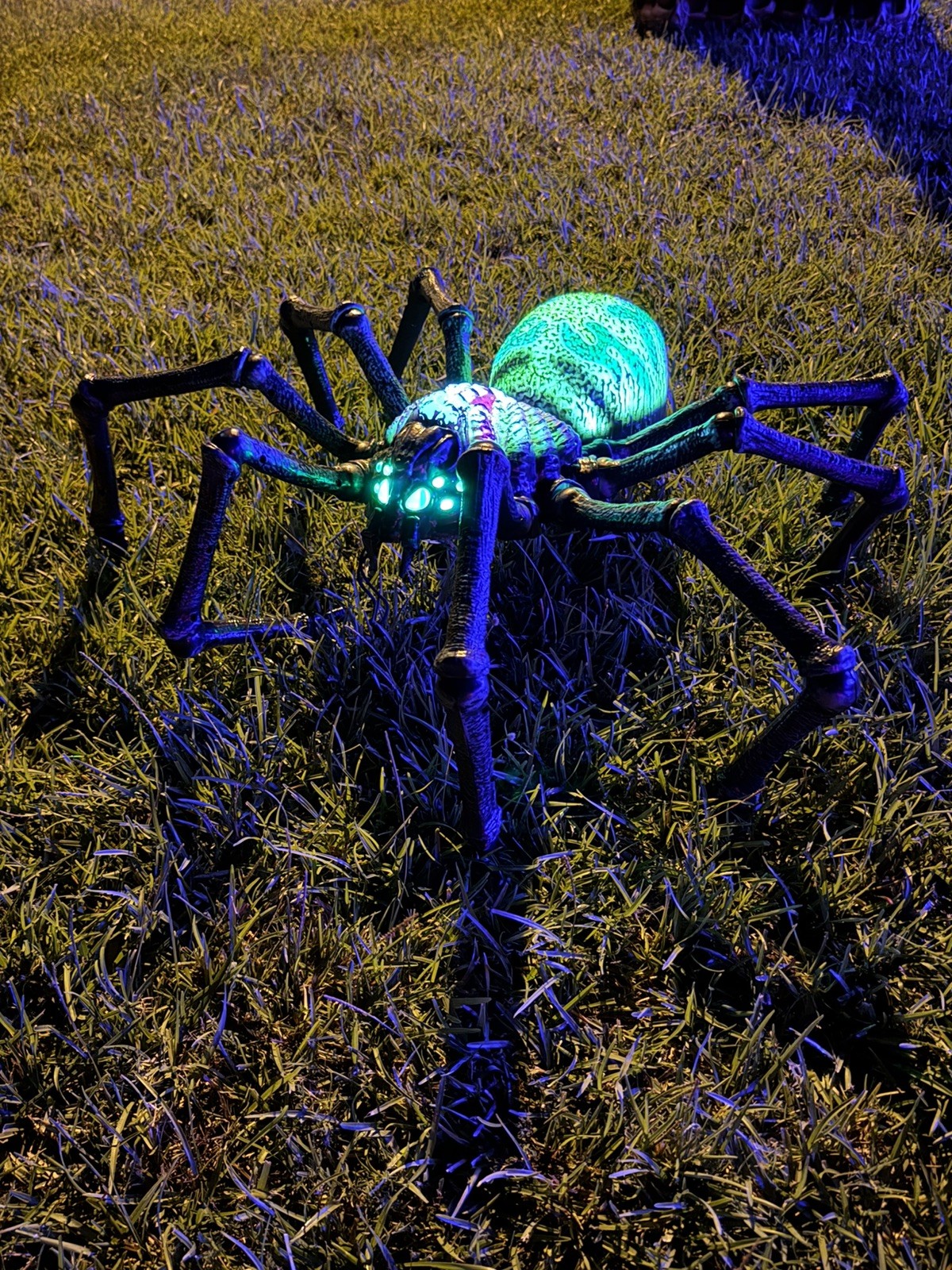 Home Depot Accents Halloween Classics Holiday Poseable Spider LED New no tags 