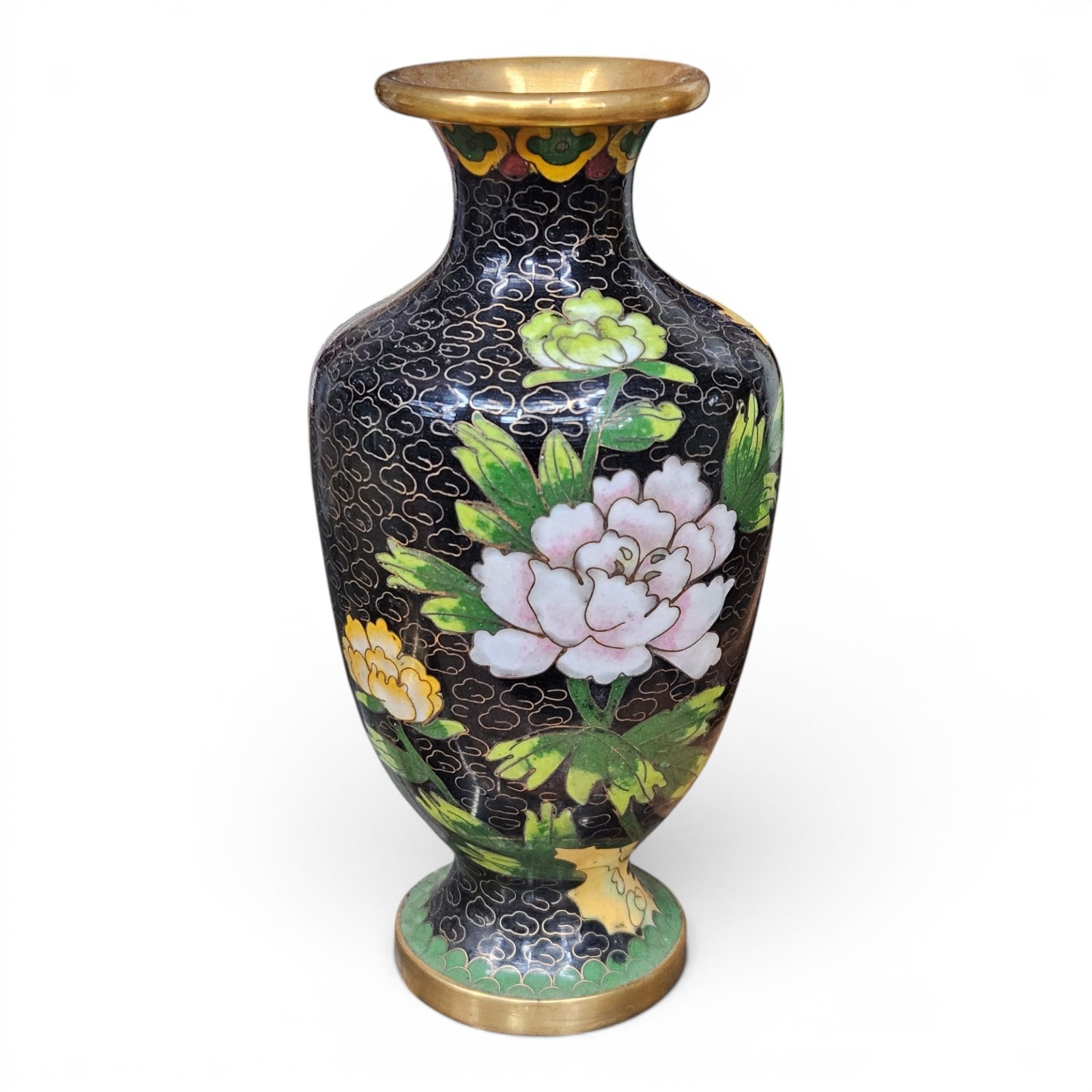 Vintage Chinese Cloisonne Vase Vintage Chinese Cloisonne Vase