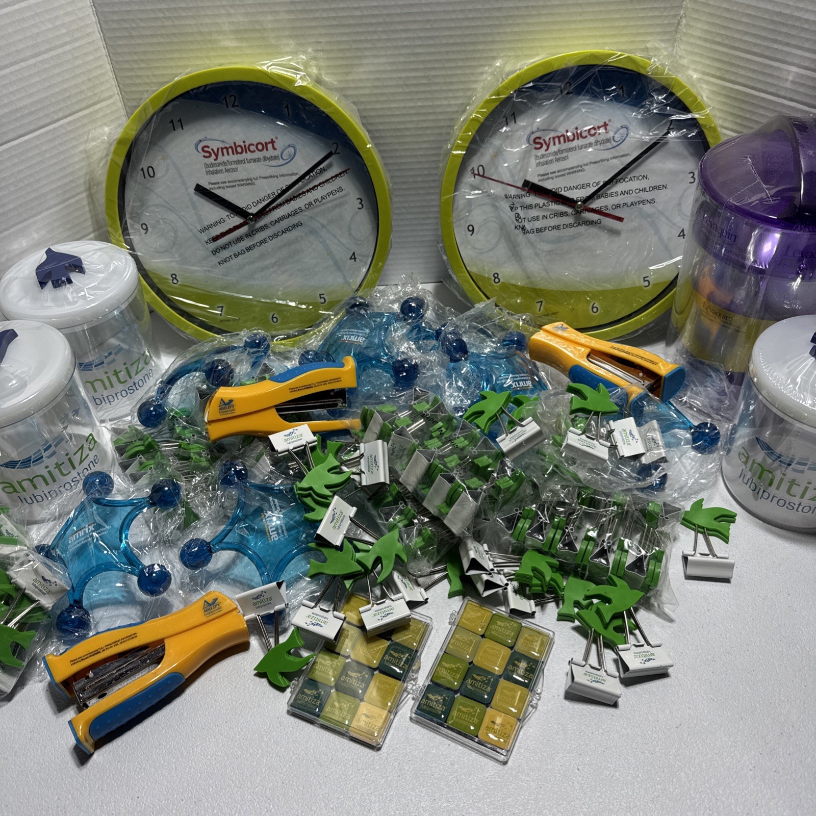 Pharmaceutical Promo Items 25+ Huge Lot Symbicort Abilify Levaquin Lot #PC4 Pharmaceutical Promo Items 25+ Huge Lot Symbicort Abilify Levaquin Lot #PC4
