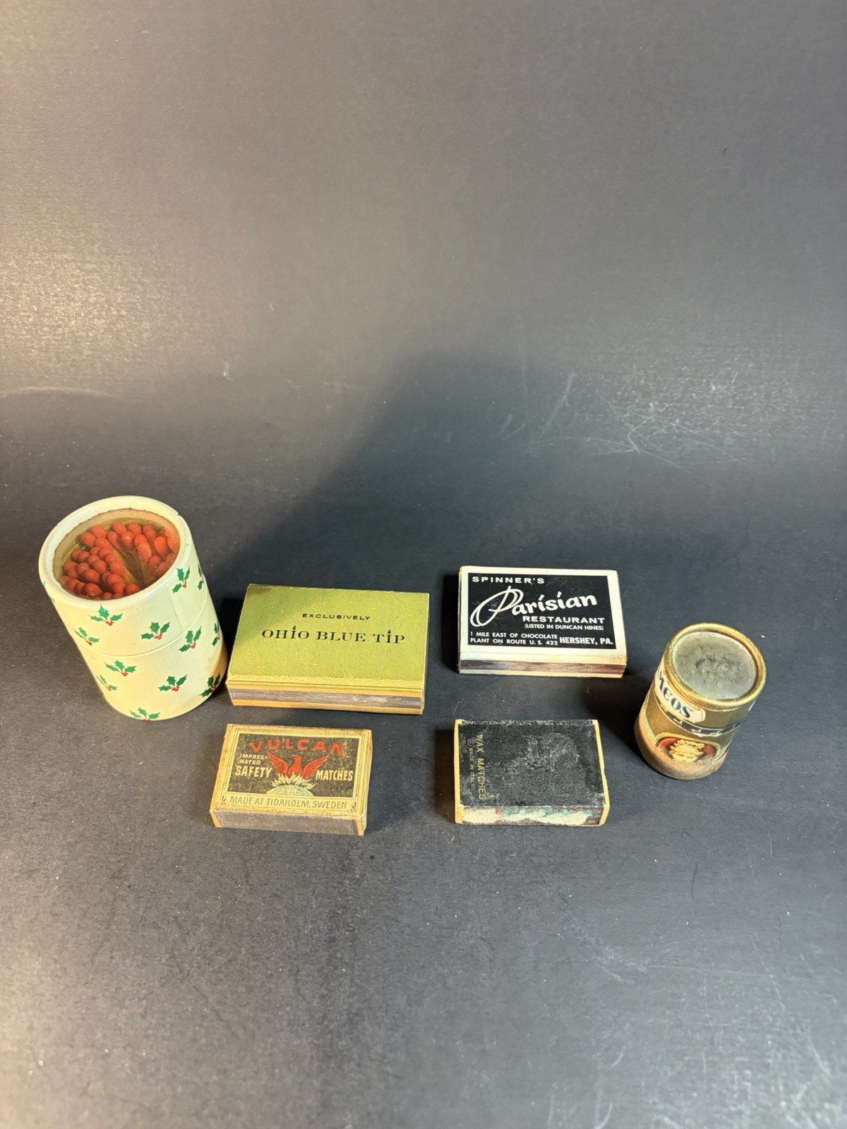 6 Vintage Matchbooks Some With Matches Vulcan, Blue Tip & Italian Wax 6 Vintage Matchbooks Some With Matches Vulcan, Blue Tip & Italian Wax