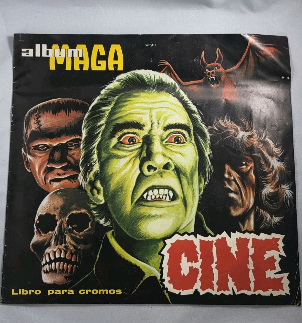 Vintage 1976 Culturama Album MAGA Cine Sticker Album Empty Universal Monsters Vintage 1976 Culturama Album MAGA Cine Sticker Album Empty Universal Monsters