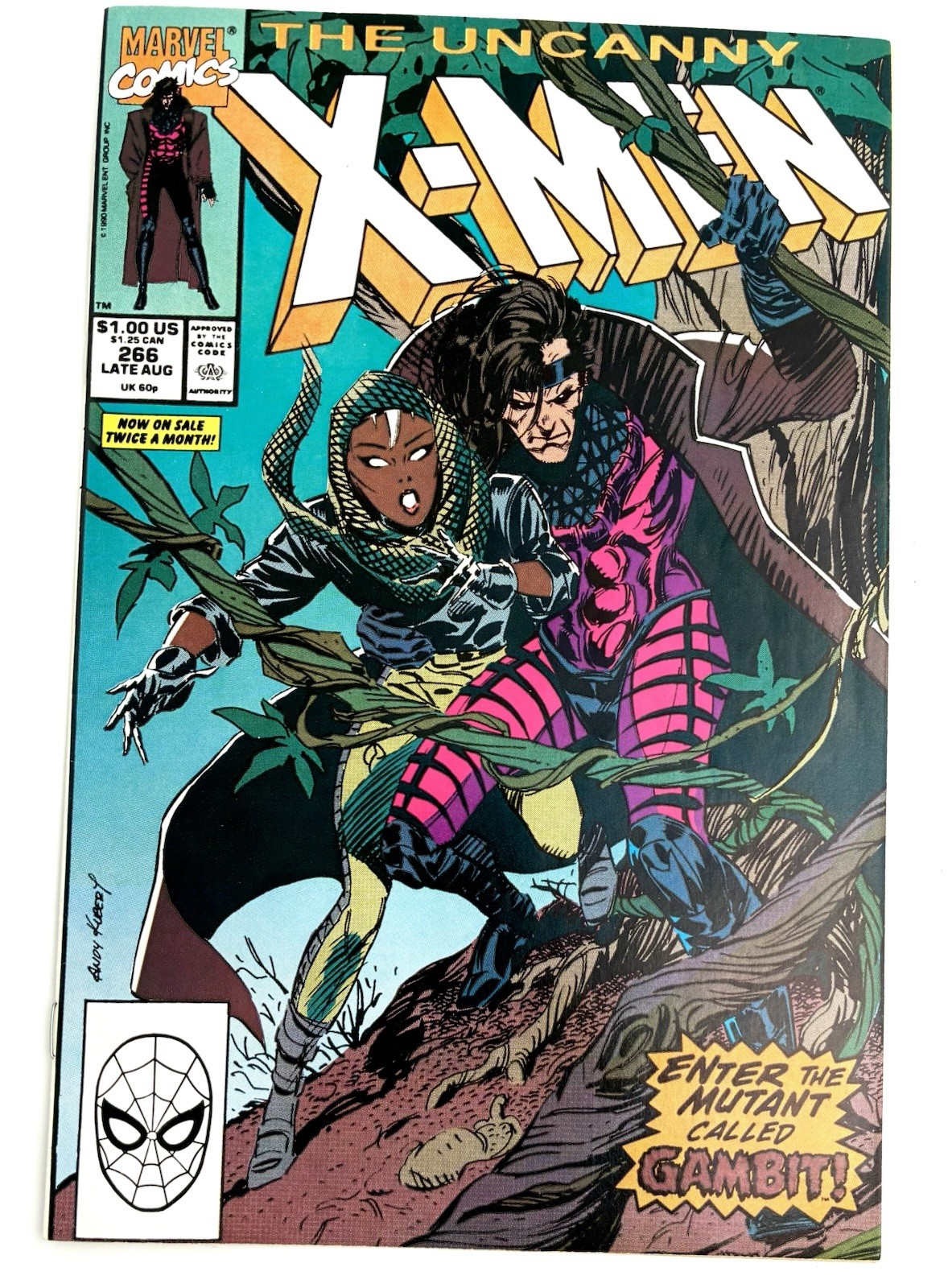Uncanny X-MEN #266 1990 9.4 NM 🔑 1st Full Gambit Uncanny X-MEN #266 1990 9.4 NM 🔑 1st Full Gambit