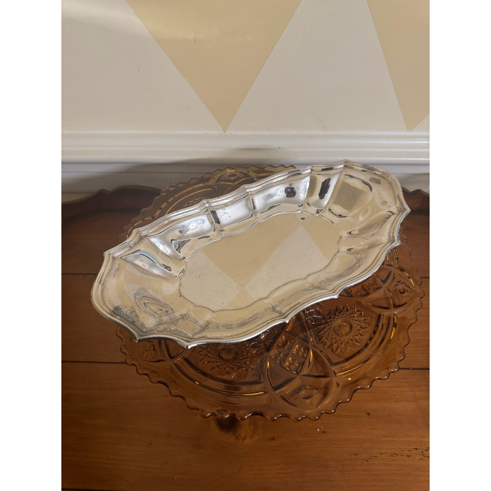 VTG Silverplate Oval Celery Dish | Unbranded Silver Plate Serving Dish | 12.5" VTG Silverplate Oval Celery Dish | Unbranded Silver Plate Serving Dish | 12.5"