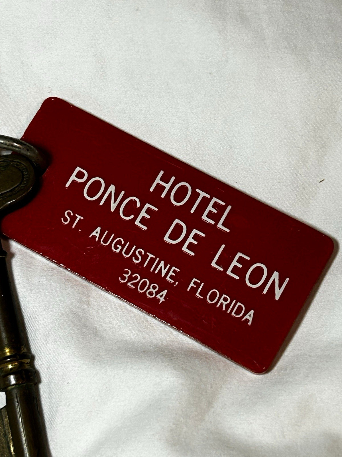 Authentic Vintage Hotel Ponce De Leon St Augustine FL Room 111 Key & Tag 1967 Authentic Vintage Hotel Ponce De Leon St Augustine FL Room 111 Key & Tag 1967