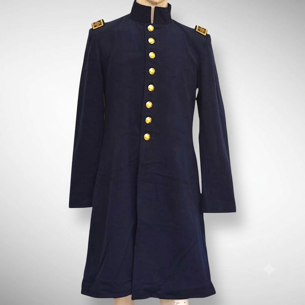 New Navy Blue Wool Union Civil War Infantry Frock Coat,Federal Officer's Uniform New Navy Blue Wool Union Civil War Infantry Frock Coat,Federal Officer's Uniform
