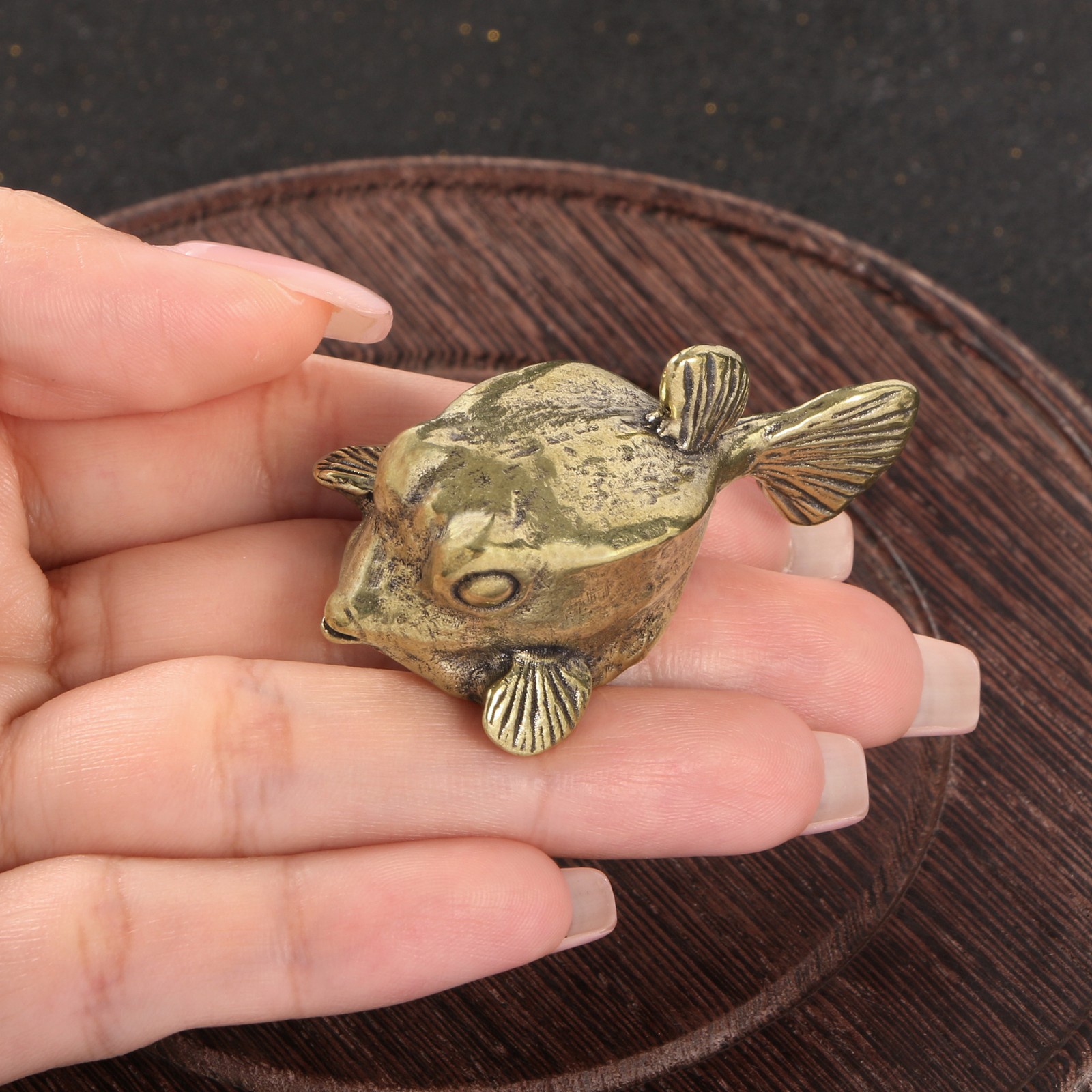 1Pc Solid Brass Boxfish Sculpture Vintage Tea Pet Ornament Deep Sea Fish Decor 1Pc Solid Brass Boxfish Sculpture Vintage Tea Pet Ornament Deep Sea Fish Decor