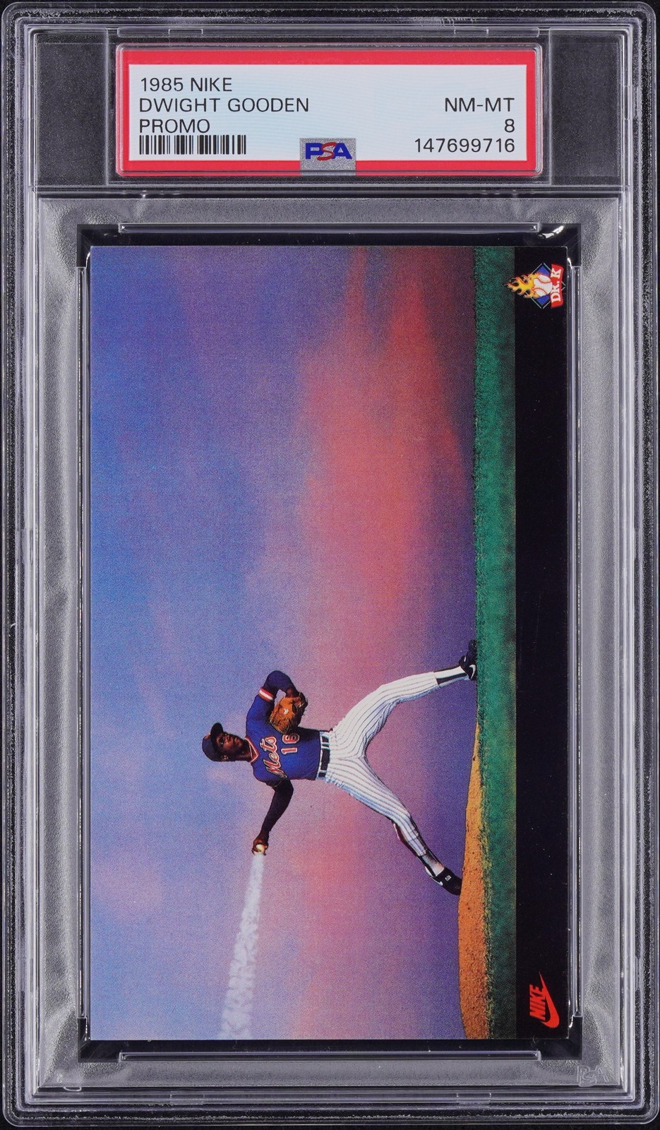1985 NIKE PROMO DWIGHT GOODEN PSA 8 1985 NIKE PROMO DWIGHT GOODEN PSA 8