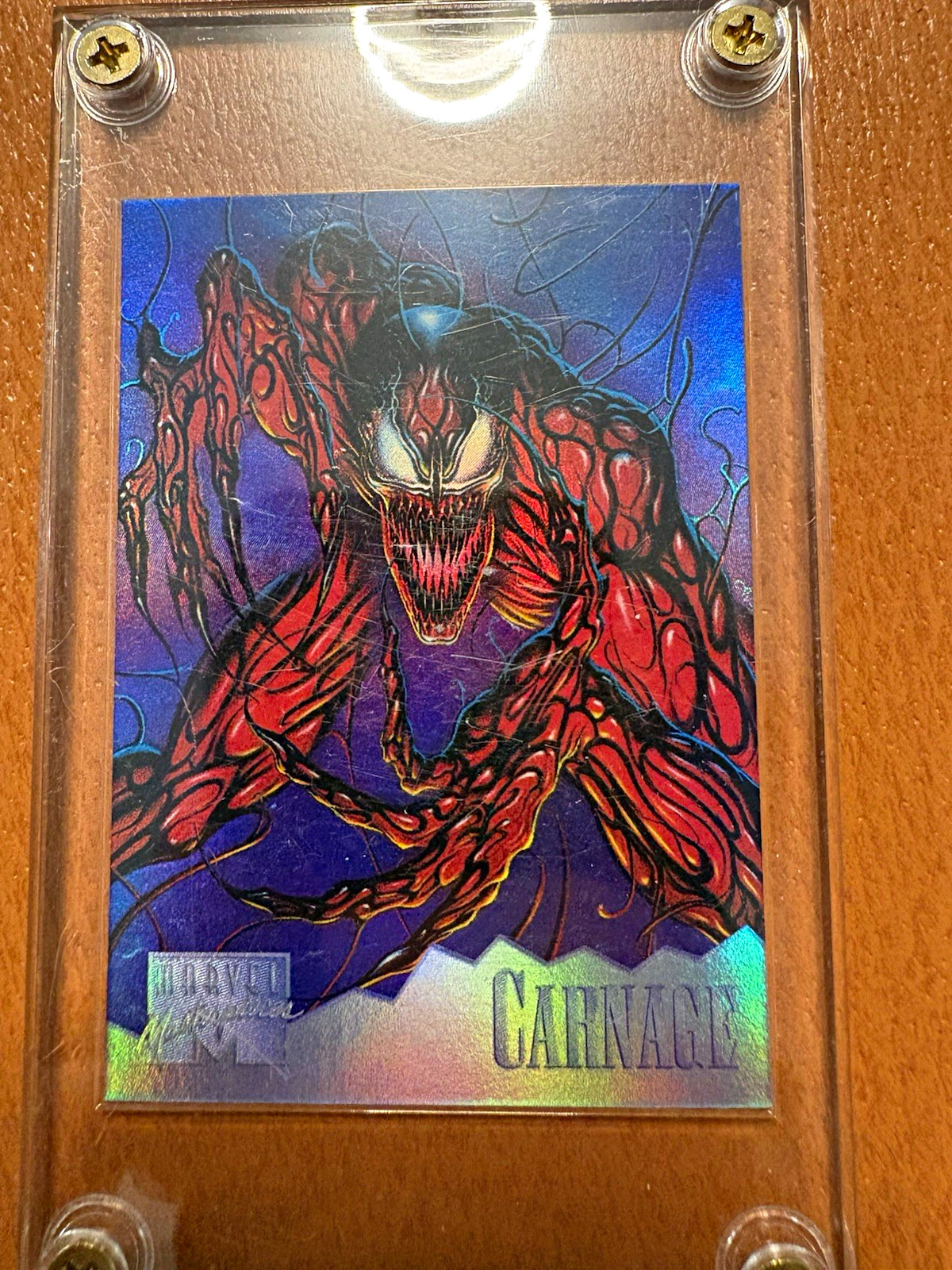 Fleer 1995 Marvel Masterpieces Painted Portraits Carnage 2 of 8 Limited Edition